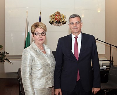 Министър-председателят Стефан Янев проведе среща с посланика на Руската Федерация Елеонора Митрофанова